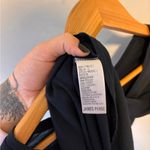 James Perse  Deep Vneck Tee in Navy Photo 5