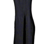 Shape Fx Black Bodycon Ribbed Tank Dress Ballerina Core Silk Blend Stretch S‎ Photo 0