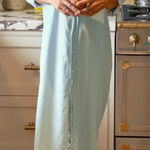 Frank & Eileen Rory Maxi Shirtdress Classic Blue Tattered Wash 100% Cotton Small Photo 0