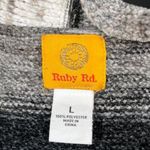 Rudy RD Women's Gray Open Front Cardigan Sweater Size L SKU 5339 Size L Photo 4
