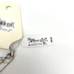 New Directions Silver Tone Modern Circle Pendant Long Necklace Minimal Timeless Photo 4