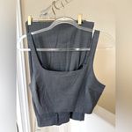 NWT House of Harlow 1960 2 Piece outfit Gray Size M Photo 4