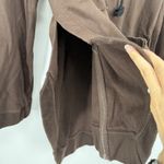 Dolls Kill Darker Wavs Womens Brown Embroidered Zip Up Hoodie Jacket Size S Goth Photo 4