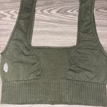 Free People Movement Dark Green “Good Karma” Workout Set Photo 2
