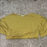 We The Free  Oversized Bubble Crop Pullover light Sweater Medium Free People Photo 8