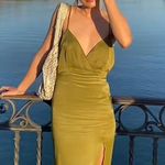 ZARA Dress satin effect corset satin effect midi wedding party coctail Photo 2