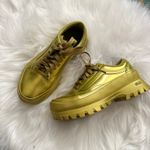 Vans x Collina Strada Gold Metallic Chunky Sneakers Size 6 Photo 0