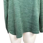Perch by Blu Pepper Green Waffle Knit Long Sleeve Top Women’s Plus 1X Photo 2