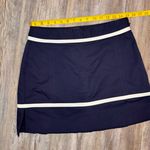 Adidas  Womens Skort Skirt Navy Blue White Stretch Clima Cool Tennis Golf Size 4 Photo 7