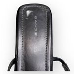 Bandolino new 𒀭 T Strap Kitten Heels Mules Sandals 𒀭 Black Leather 𒀭 10M 𒀭 SJP Photo 11