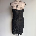 Badgley Mischka Silk Brown Bronze Cocktail Dress Size 6 Photo 7