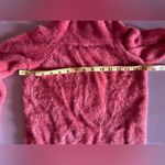 Forever 21  sweeter Faux fur Bright orange Light Weight Sweater Size L  Orange Photo 5