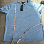 Banana Republic extra fine Marino wool size large baby blue pullover sweater NWT Photo 5