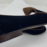 Journey West Loafers Flats Embroidered Ballerina Velvet Shoes Belgian Loafers 6 Black Photo 4