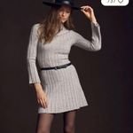Anthropologie By  Long Bell Sleeve A-Line Sweater Mini Dress Photo 0