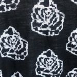 Loft  size large Rose Garden Sweater Pullover Black Photo 2