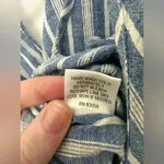 Drew  Anthropologie Striped Jogger Sleeveless Jumpsuit Size S Blue/White Photo 3