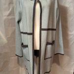 Elle  Gray Sweater with Black Accents Photo 3