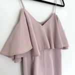 White Fox Boutique Off the Shoulder Mauve Romper Photo 3