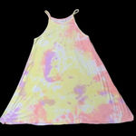 Kiwi + Punch tie Dye Tank Dress Yellow Photo 0