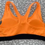 Nike Pro Orange and Black Sports Bra Photo 2