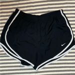 Nike Women's Black and White Athletic Shorts Photo 0