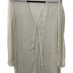 Eileen Fisher Organic Linen Open Knit Cardigan Cover Up Size XXS Photo 0