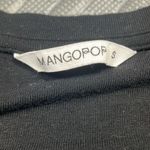 Mango pop‎ womens Black Long Sleeve Bodysuit Size S Photo 1