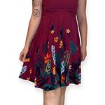 Old Navy  Purple Tropical Floral Print Fit & Flare Summer Sundress Size Small Photo 1