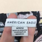 American Eagle  Women’s Boho Floral Print Smocked Puff Sleeve Pleated Mini Dress Photo 6