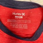 Hurley  Red and Blue Crew Neck Shirt Size L Photo 2