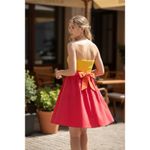 Maeve for Anthropologie Parading Hues Color Block Strapless Dress. Size 4 Photo 2