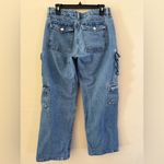 Garage Women's Blue Cargo Jeans Photo 3