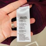 Adidas Quarter Zip Pullover Top Maroon Sz Small Photo 8