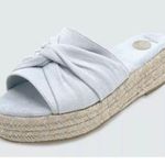 Nalho Women's Sai Vegan Suede Yoga Mat Espadrilles Platform Sandals Size 8 Blue Photo 4