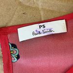 Paul Smith Red Floral Silk Blouse Size 4 Photo 9