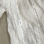 Johnny Was  white long sleeve embroidered cami peasant blouse Photo 2