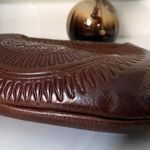 Patricia Nash Brown Embossed Leather Clutch Photo 2