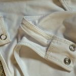 NEW Urban Social Bodysuit V Neck Size Medium White Photo 6