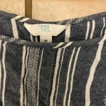 Time And Tru Womens  stripe chambray white blouse Photo 1