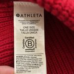 Athleta Cozy Hour Vibrant Red Knit Wool Blend Hat Beanie NWT Winter Photo 3