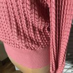 NWT Ryegrass Crocheted Knit Sweater Turtle Neck Long Sleeve Coquette Pink XXL Photo 8