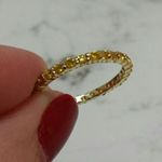 Canary Eternity Band Ring Photo 5