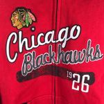 Chicago Blackhawks Fullzip Hoodie Red Size M Photo 1