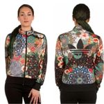 Adidas Originals Jardim Agharta Farm Firebird Floral Track Jacket Black Sz S Photo 2