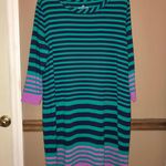 Southern Tide Camille Striped Green Performance Dress XL Photo 2