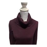 New York & Company Maroon Sweater Turtleneck Dress Size XS Red Photo 2