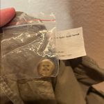 Esprit Espirit Women’s Khaki Green 100% Cotton Capri Roll pants Size 10 Photo 13