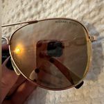 Michael Kors  Rose Gold Aviator Sunglasses In Case Photo 4