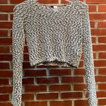 H&M Black & White Spotted Sweater Photo 1